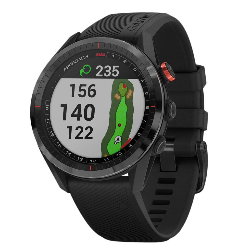 The garmin approach S62 is a golf GPS watch & distance measuring device